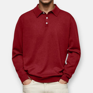Jürgen - Langarm-Poloshirt für Herren - Produktansicht 11