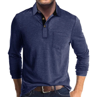 Michael - Einfarbiges Herren-Langarmshirt - Produktansicht 16