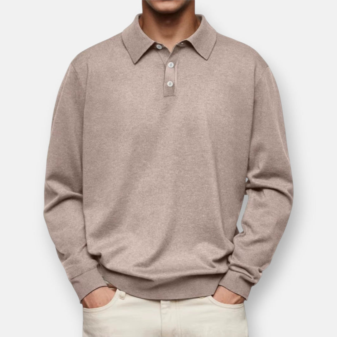 Jürgen - Langarm-Poloshirt für Herren - Produktansicht 7