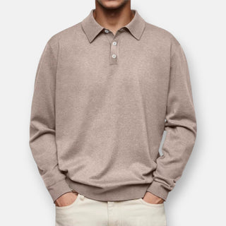 Jürgen - Langarm-Poloshirt für Herren - Produktansicht 7