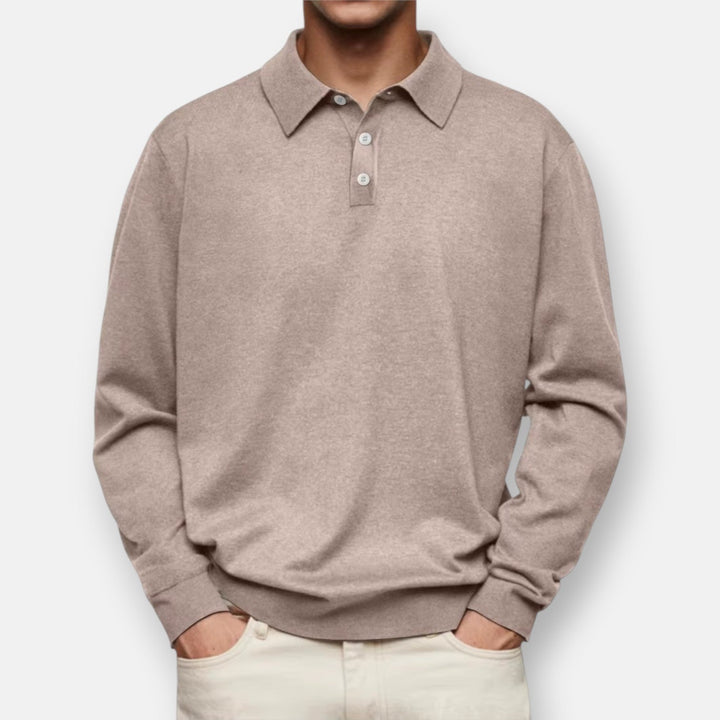 Jürgen - Langarm-Poloshirt für Herren - Produktansicht 7