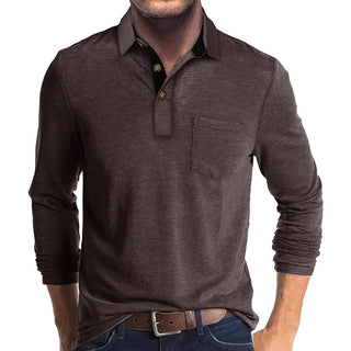 Michael - Einfarbiges Herren-Langarmshirt - Produktansicht 6