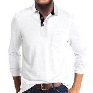 Michael - Einfarbiges Herren-Langarmshirt - Produktansicht 11