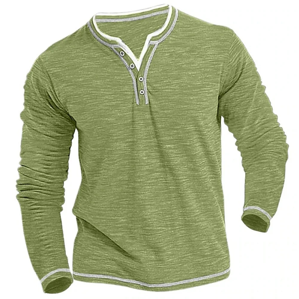 Sven - Langarmshirt mit V-Ausschnitt - Produktansicht 2