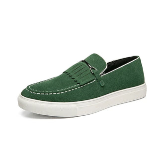 Lazaro – Herren-Wildleder-Loafer mit Fransen