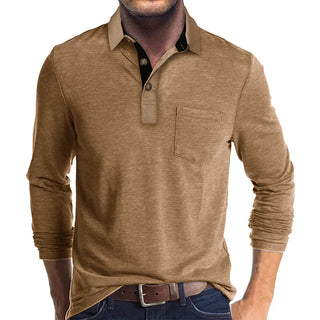 Michael - Einfarbiges Herren-Langarmshirt - Produktansicht 5