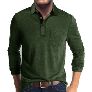 Michael - Einfarbiges Herren-Langarmshirt - Produktansicht 7