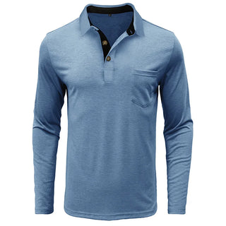 Michael - Einfarbiges Herren-Langarmshirt - Produktansicht 21