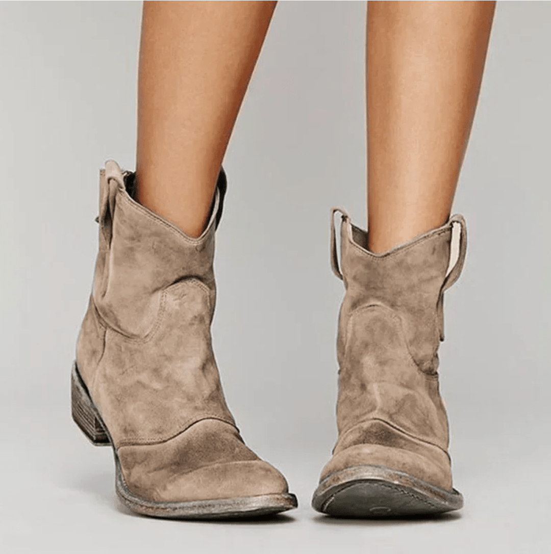 Audrey - Komfort-Stiefel in Veloursleder-Optik - Produktansicht 3