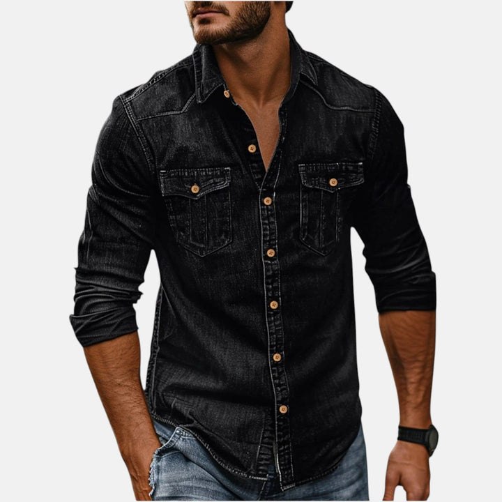 Peter - Denim-Hemd für Herren - Produktansicht 4