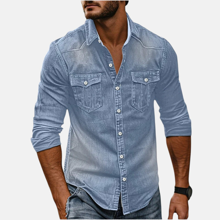 Peter - Denim-Hemd für Herren - Produktansicht 5