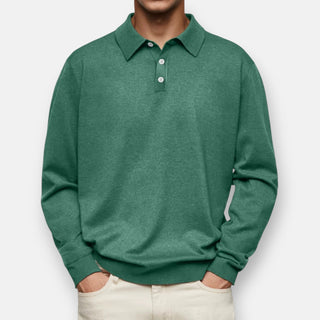 Jürgen - Langarm-Poloshirt für Herren - Produktansicht 6