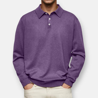 Jürgen - Langarm-Poloshirt für Herren - Produktansicht 8