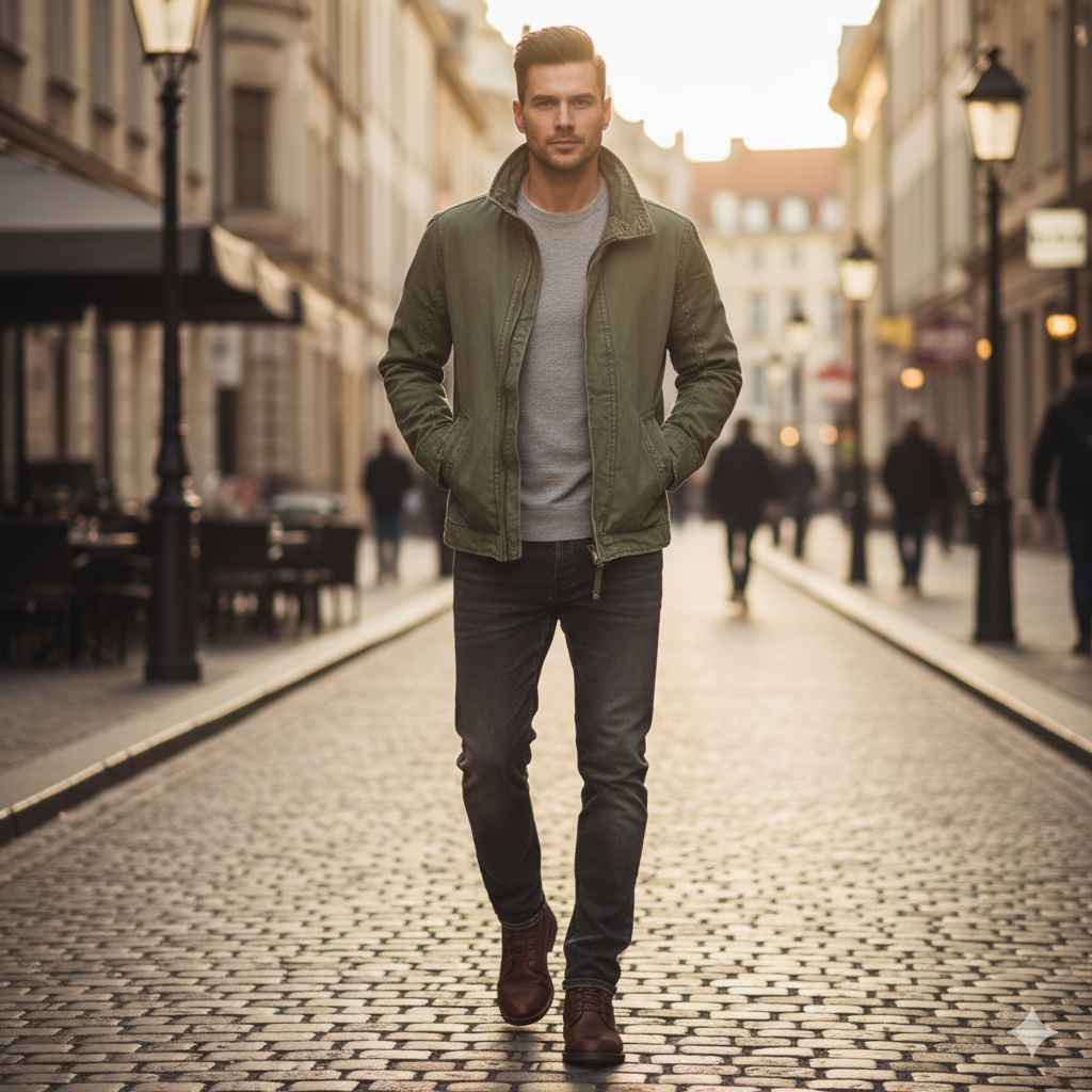 Marek – Herren-Utility-Jacke mit Taschen