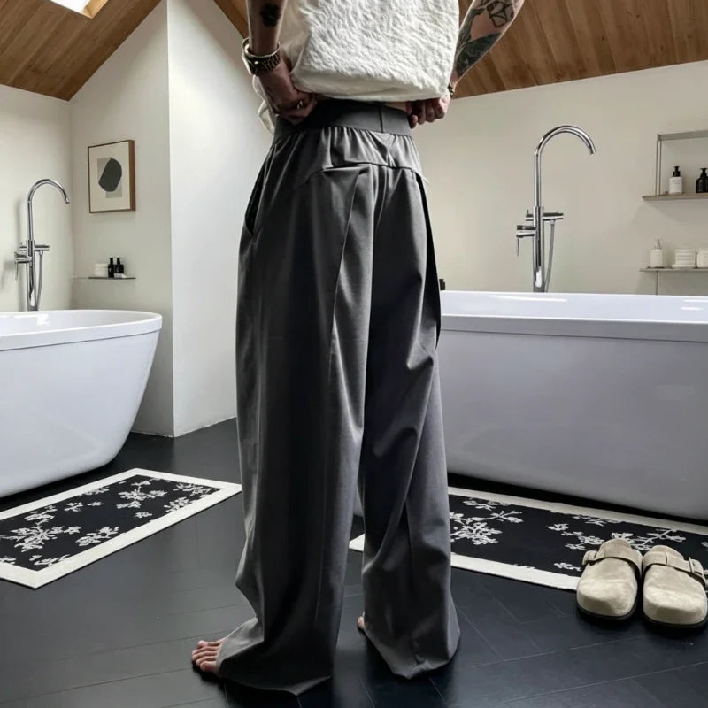Luthor – Herren-Hose mit weitem Bein und Elastikbund
