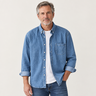 Bernd - Denim-Hemd für Herren - Produktansicht 1