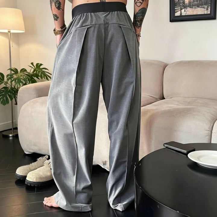 Luthor – Herren-Hose mit weitem Bein und Elastikbund