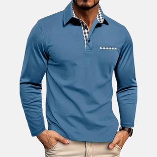 Thomas - Klassisches Langarm-Poloshirt - Produktansicht 5