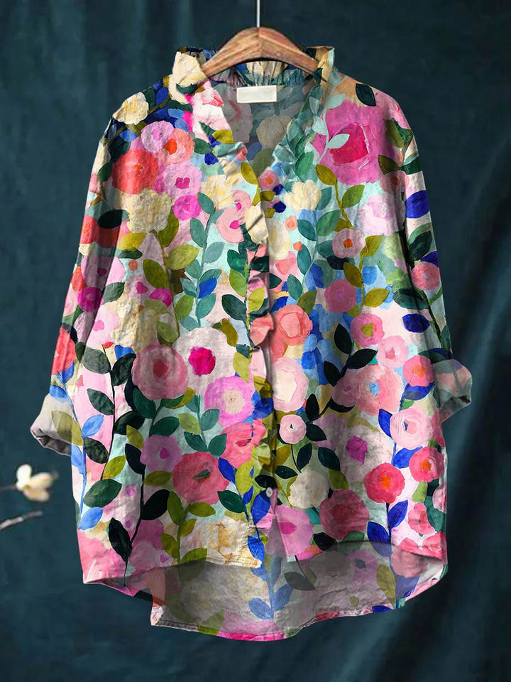 Alisa – Elegante Damenbluse mit langen Ärmeln