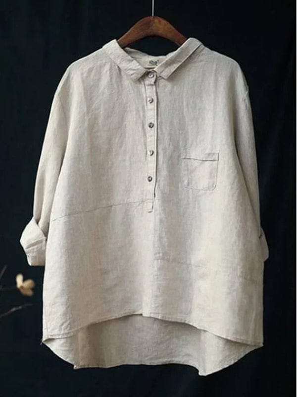 Elvie – Elegante Damenbluse mit langen Ärmeln