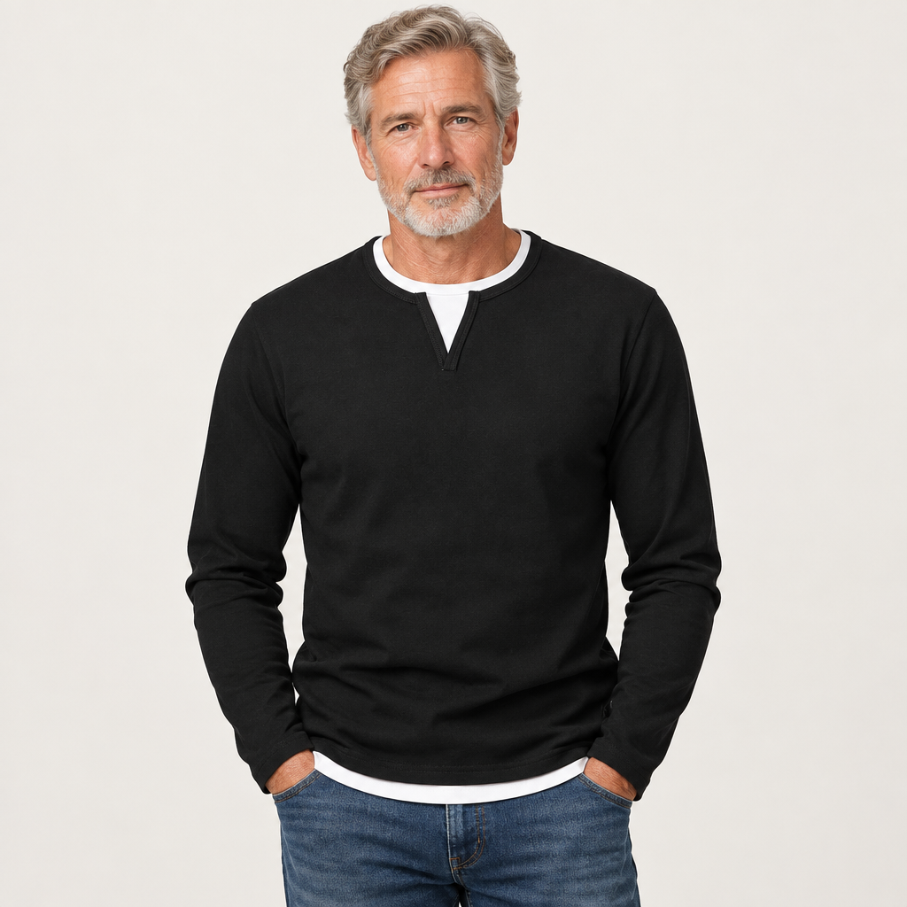 Frank - Baumwoll-Langarmshirt - Produktansicht 1