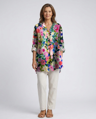 Alisa – Elegante Damenbluse mit langen Ärmeln