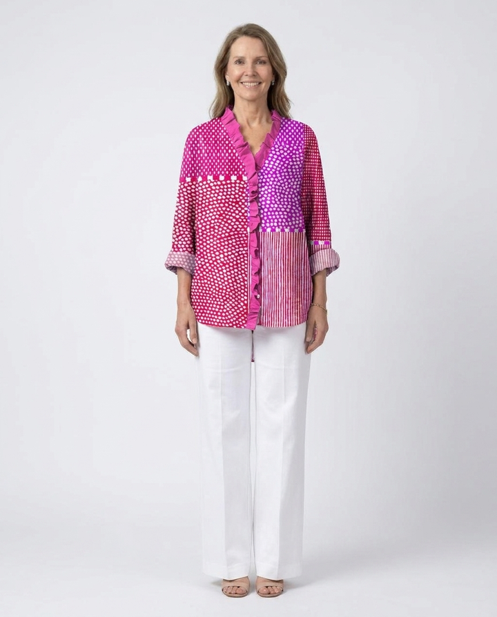 Cassandra – Elegante Damenbluse mit langen Ärmeln