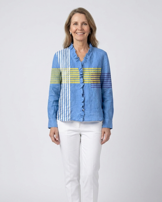 Tina – Elegante Damenbluse mit langen Ärmeln
