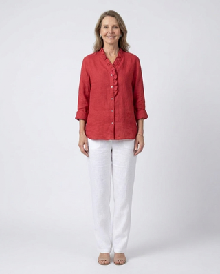Eline – Elegante Damenbluse mit langen Ärmeln