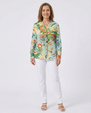 Grace – Elegante Damenbluse mit langen Ärmeln