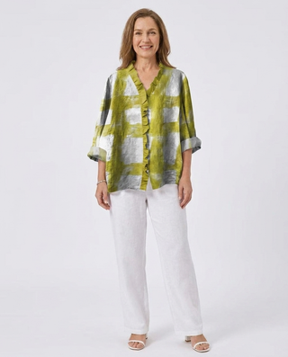 Melissa – Elegante Damenbluse mit langen Ärmeln