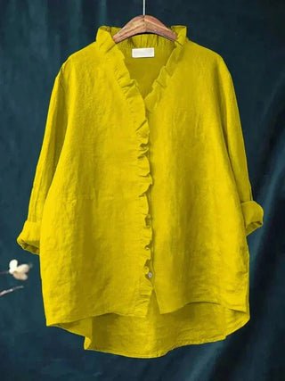 Eline – Elegante Damenbluse mit langen Ärmeln