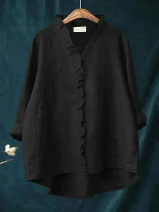 Eline – Elegante Damenbluse mit langen Ärmeln