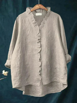 Eline – Elegante Damenbluse mit langen Ärmeln