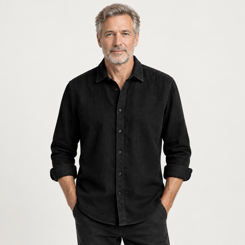 Jürgen - Capri-Hemd aus Leinen-Baumwoll-Mix - Produktansicht 1