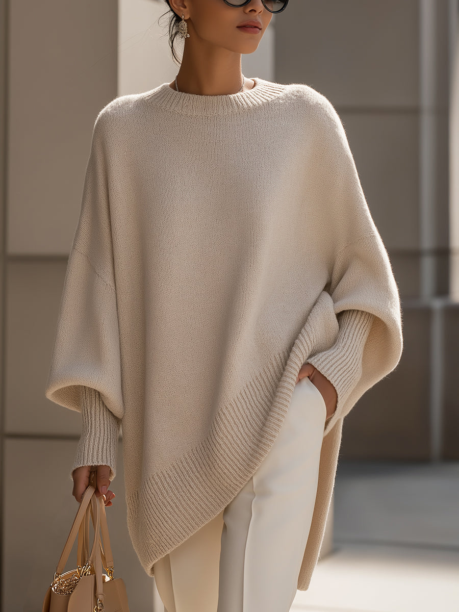Nora - Oversize-Rundhalspullover - Produktansicht 1
