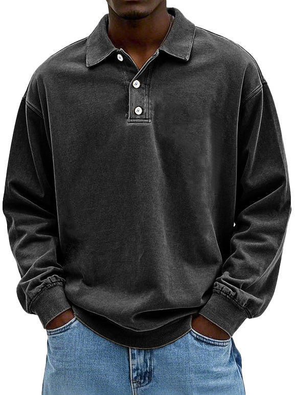 Dirk - Langarm-Poloshirt für Herren - Produktansicht 11
