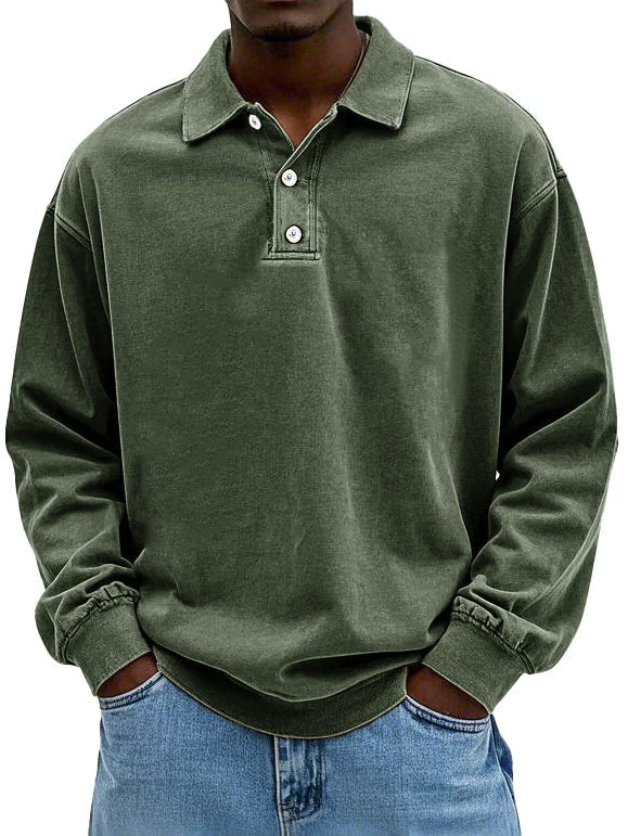 Dirk - Langarm-Poloshirt für Herren - Produktansicht 9