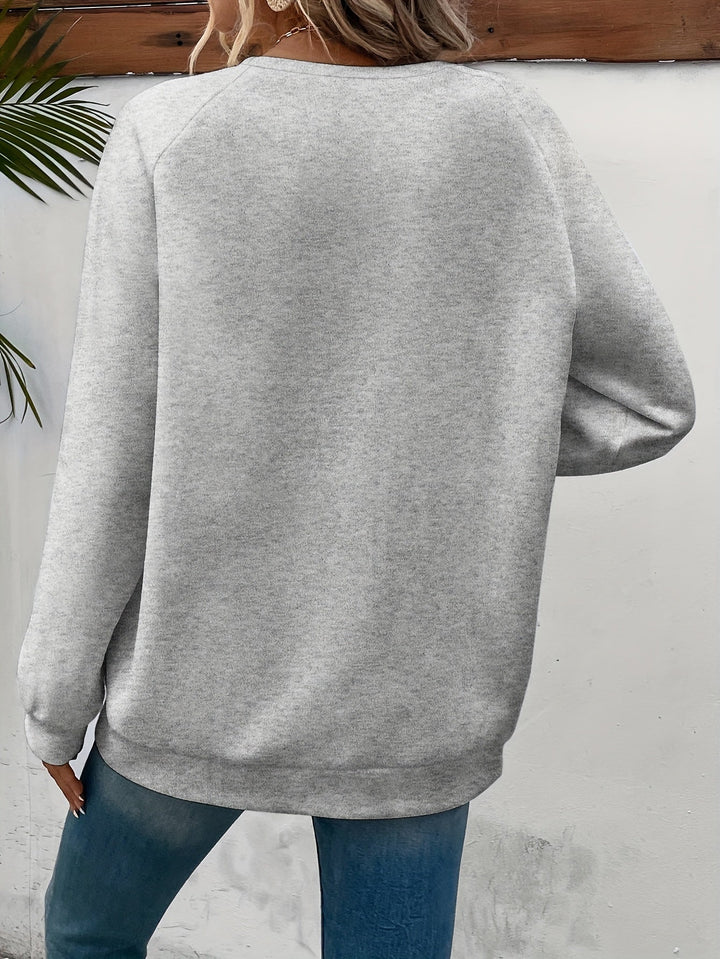 Louisa - Gestreiftes Sweatshirt mit Kontrastdetails - Produktansicht 10