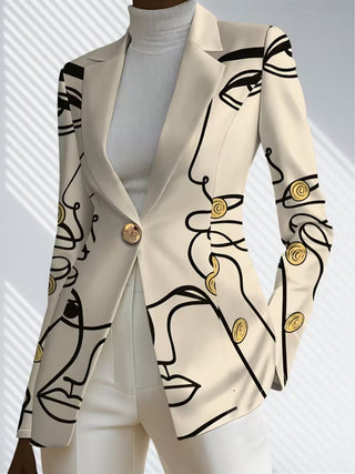 Clarinda - Blazer mit Liniengrafik - Produktansicht 4