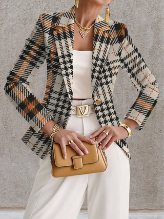 Donata - Blazer mit Hahnentrittmuster - Produktansicht 1