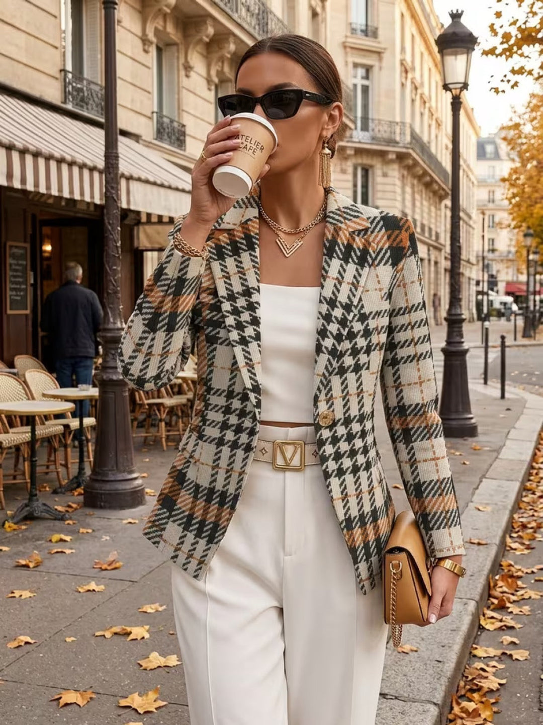 Donata - Blazer mit Hahnentrittmuster - Produktansicht 2