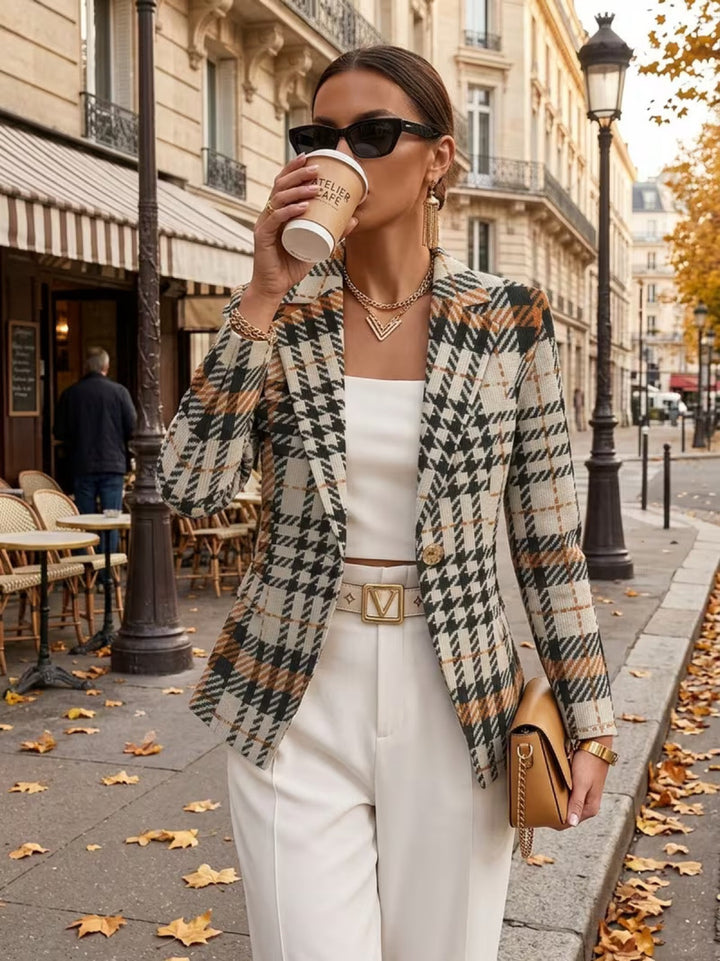 Donata - Blazer mit Hahnentrittmuster - Produktansicht 2