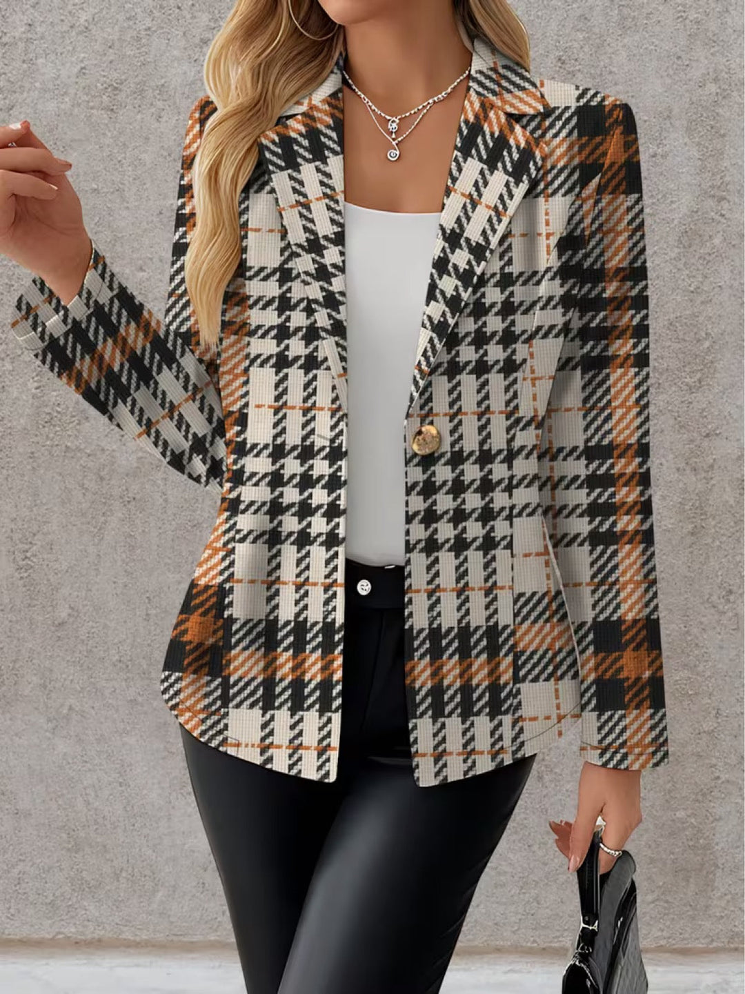 Donata - Blazer mit Hahnentrittmuster - Produktansicht 4