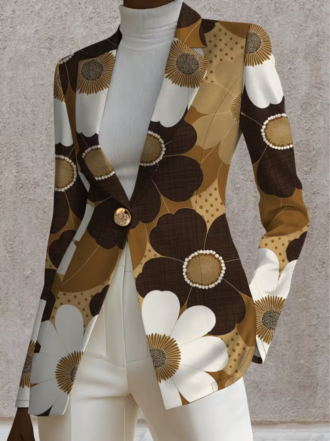 Elisa - Blazer mit Gänseblümchenmuster - Produktansicht 3