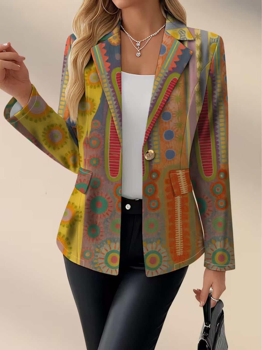 Graziella - Blazer mit Medaillonmuster - Produktansicht 2