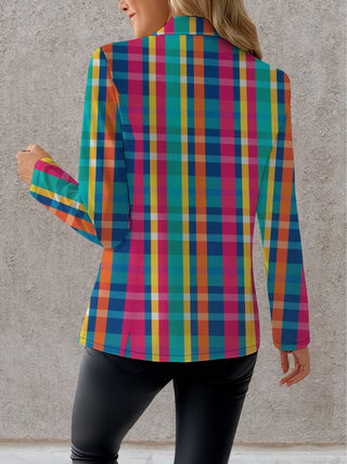 Tiziana - Blazer mit Madras-Karo - Produktansicht 4