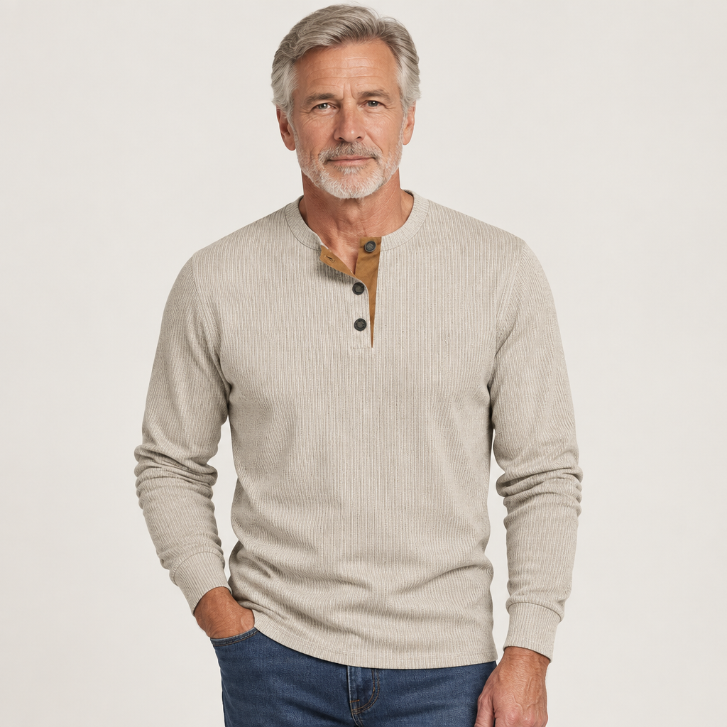 Wolfgang - Klassisches Herren-Langarmshirt - Produktansicht 1
