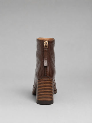 Grace - Leder-Stiefeletten mit Karree und Blockabsatz - Produktansicht 5